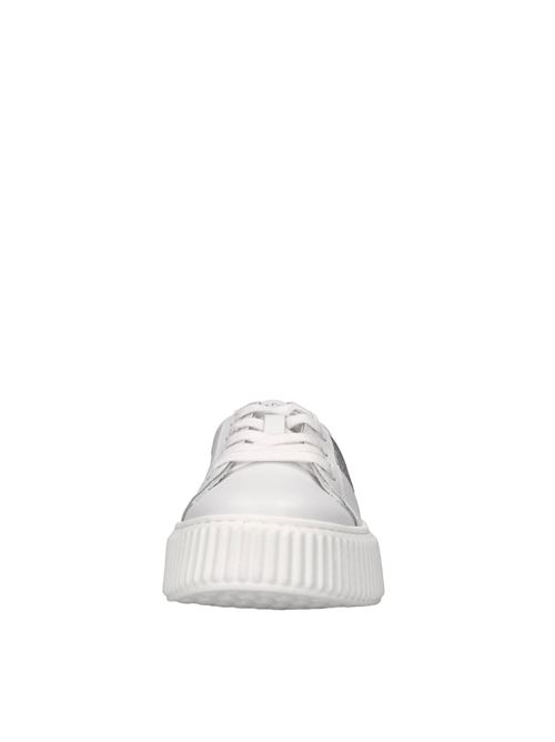 Sneakers in pelle e strass TWINSET | 251GCJ018 00001BIANCO